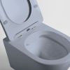 Унитаз подвесной Vincea Globo VT1-14SMO голубой с сиденьем микролифт безободковый душевой смыв