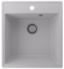 Кухонная мойка Ulgran Quartz Forte 460-04 46х50 цвет серый поверхность матовая