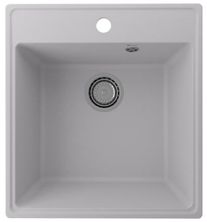 Кухонная мойка Ulgran Quartz Forte 460-04 46х50 цвет серый поверхность матовая