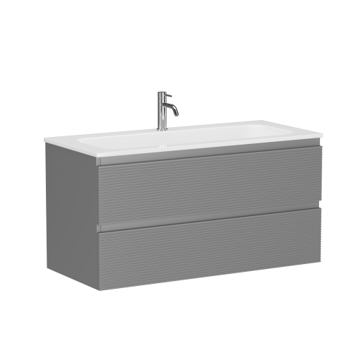 Тумба под раковину Sancos FOLK FL100ES 99,5х44,5х50 настенная - фото 2