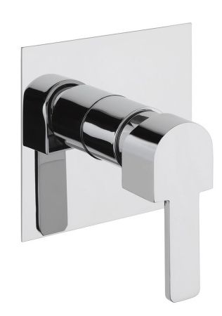 Смеситель для ванны и душа Fiore 76CR7415 встраиваемый в стену хром с термостатом