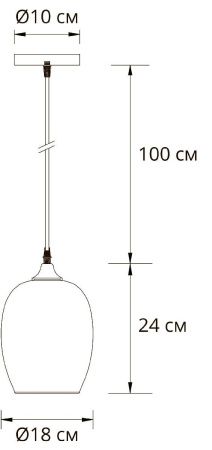 Светильник подвесной Arte Lamp Propus (Пропус) A4344SP-1PB