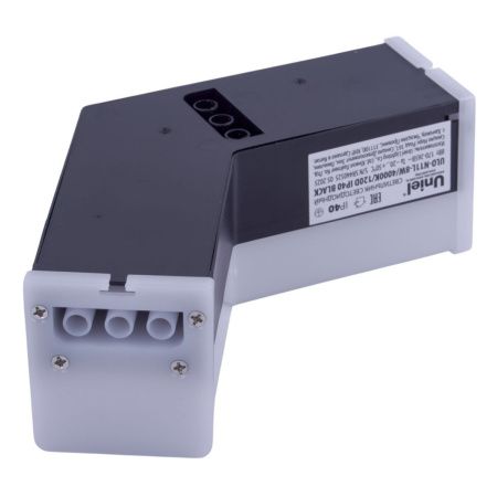 Линейный модульный светильник L-образный Uniel ULO ULO-N11L-8W/4000K/120D IP40 BLACK