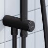Душевая стойка Damixa Merkur 940000300 настенная цвет черный