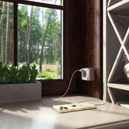 Розетка с заземлением, шторками и USB тип A+C Werkel Gallant (Галлант) 4690389179631