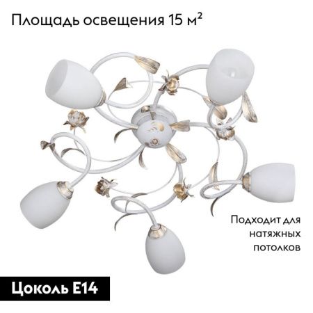 Люстра потолочная Vitaluce V1538 V1538/5PL