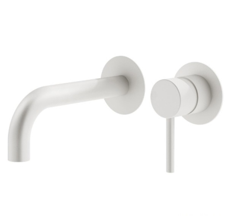 Смеситель Plumberia Selection Ixo KITXO1135BO210 встраиваемый белый матовый