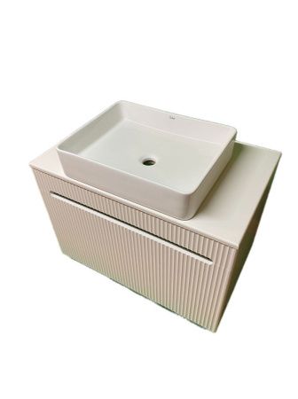 Тумба с раковиной Sintesi STL.W7815_SIN-LVB-APP-407 80х60 подвесная цвет белый