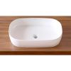 Раковина из сантехнического фарфора Lavinia Boho Bathroom Sink Slim 33311003 50х40 накладная цвет белый без отверстий под смеситель