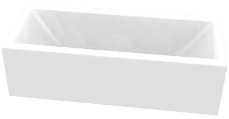 Ванна акриловая C-Bath CBQ008001 170х75 пристенная прямоугольная