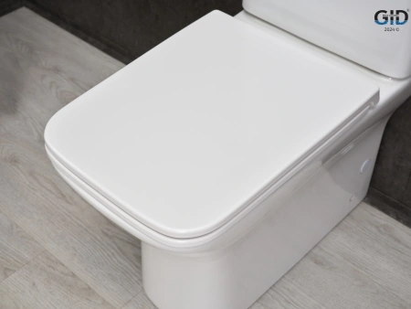 Унитаз напольный с бачком Gid Concavo Tn2125 (62245Y) белый с сиденьем микролифт безободковый