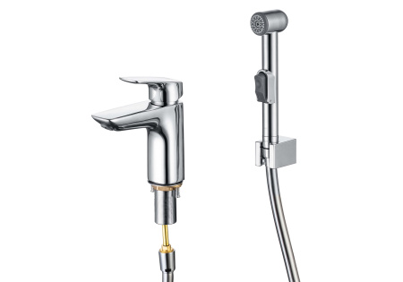 Смеситель Aquatek ВЕГА AQ1012CR на раковину хром без термостата