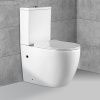 Унитаз напольный с бачком Vincea Evo VT2-34 белый с сиденьем микролифт безободковый душевой смыв