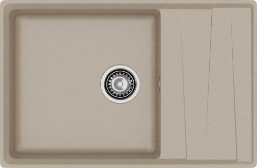 Кухонная мойка Granfest Level LV-760L песочный 76х50 цвет бежевый поверхность матовая