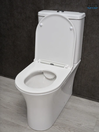Унитаз напольный с бачком Gid Concavo Tn2126 (62246Y) белый с сиденьем микролифт безободковый