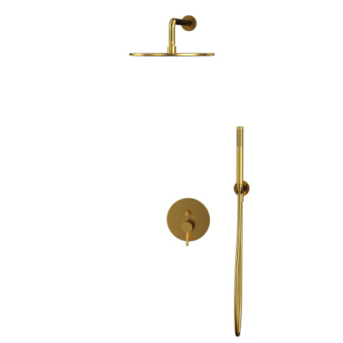 Душевая система Whitecross Y brushed gold YSET04GLB встраиваемая - фото 2