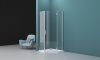 Душевой уголок BelBagno KRAFT KRAFT-P-1-100-C-Cr-R 100х100 стекло прозрачное профиль хром без поддона