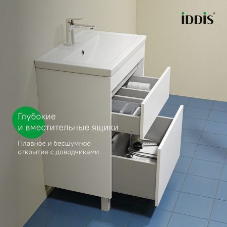 Тумба с раковиной Iddis Zodiac X ZDX60WFi95K 60х40 напольная цвет белый