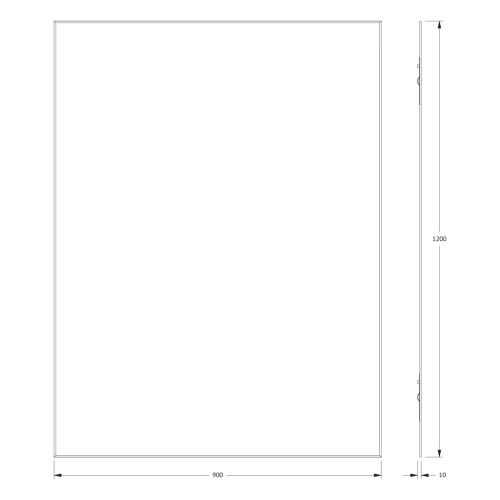 Зеркало в ванную Evoform Standard BY 243 90х120 - фото 2