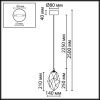 Светильник подвесной Odeon Light Gemme (Гемме) 7111/4LC
