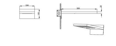 Верхний душ Boheme Fusion 419-2-CB медь брашированная