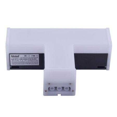 Линейный модульный светильник T-образный Uniel ULO ULO-N11T-10W/4000K IP40 BLACK