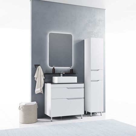 Тумба под раковину Corozo Теона SD-00001721 70х40 напольная цвет белый