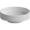 Раковина из искусственного камня Boheme Corian 801-MW 40х40 накладная цвет белый без отверстий под смеситель
