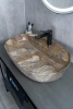 Раковина керамическая Gid Lago 54471 60х40 накладная цвет многоцветный 1 отверстие под смеситель