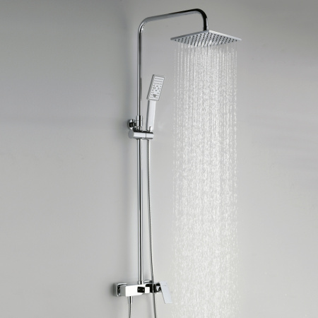 Душевая стойка WasserKRAFT A17702 настенная цвет хром