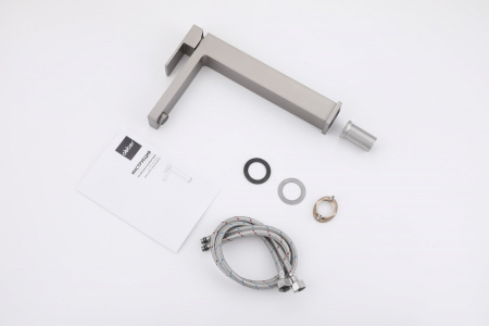 Смеситель Abber Daheim AF8211SP на раковину сатин