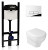 Комплект унитаз с инсталляцией Valsir KIT VSCR 7212 Slim P3