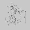 Трековый светильник Maytoni Technical Focus Led (Фокус) TR243-18W4K-B