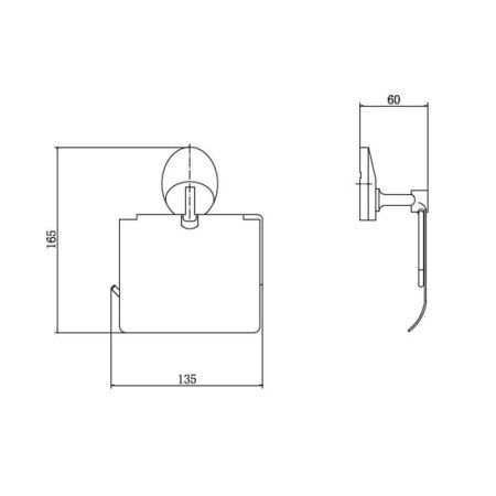 Бумагодержатель Fashun A1603