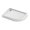 Душевой поддон акриловый Veconi Tezeo acrylic TZ55L-10090-C5 100х90 белый с ножками и каркасом