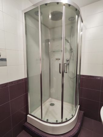 Душевая кабина Frank 161009 120х120 четверть круга с крышей ориентация универсальная