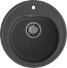 Кухонная мойка Granfest Rondo R-510 графит 51х51 цвет графит поверхность матовая