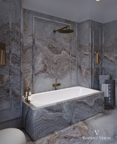 Ванна чугунная Vinsent Veron Soissons VCN1707042H/VH0012BR-AS 170х70 пристенная прямоугольная с ножками с ручками - фото 3