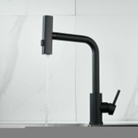 Смеситель для кухни Shevanik S263H на мойку черный