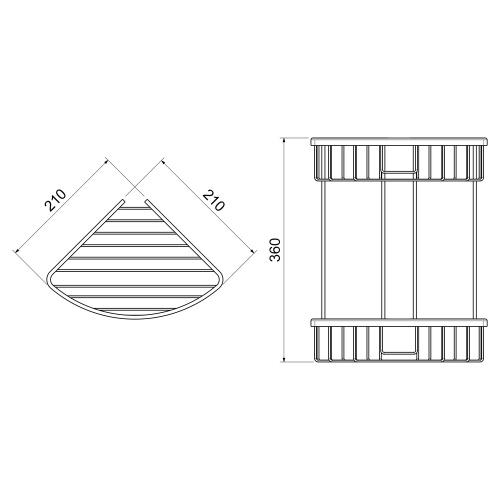 Полка Timo Saona 13082/17 - фото 5