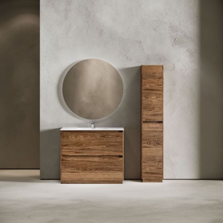 Тумба под раковину Sancos Libra Floor LB100FECH 100х50 напольная цвет коричневый