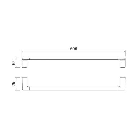 Полотенцедержатель IDDIS Slide SLISC10i49