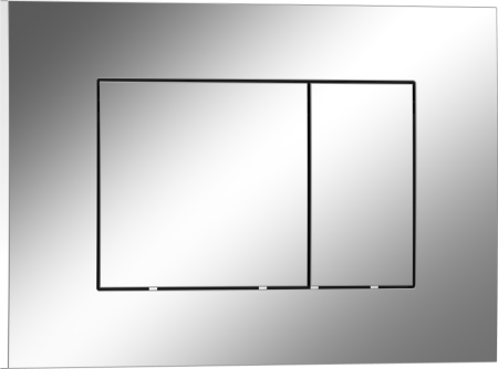 Клавиша смыва механическая Iberica Blanca ESTI-S IB.B085.003.002 цвет серый