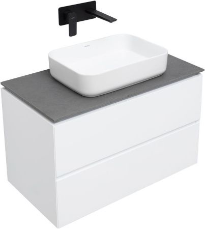 Тумба под раковину Allen Brau Infinity 1.21001.WM 80х50 подвесная цвет белый