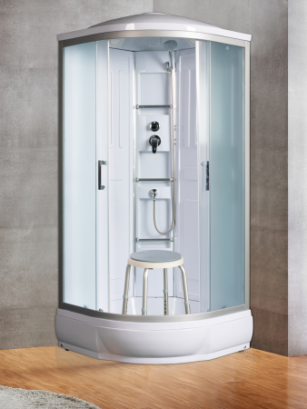 Душевая кабина River LENA 10000000027 90х90 четверть круга с крышей ориентация универсальная