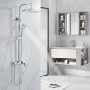 Душевая стойка Shevanik S4136 настенная цвет хром