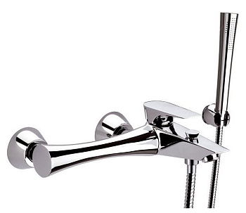 Смеситель для ванны Daniel Diva DV610-CR настенный хром