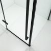 Душевой уголок Cerutti SPA C1A 120х90 стекло прозрачное профиль черный без поддона