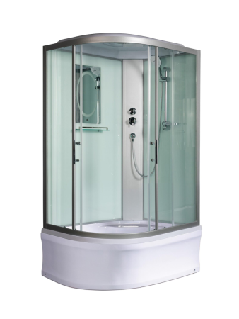 Душевая кабина WeltWasser WW500 10000003313 90х120 асимметричная с крышей ориентация правая