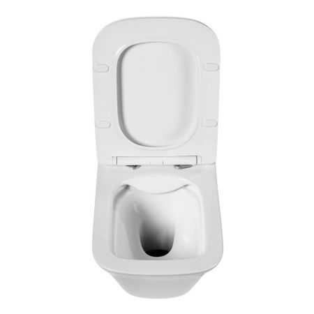 Чаша унитаза подвесная BelBagno MARMI BB052CHR цвет белый без сиденья безободковая каскадный смыв